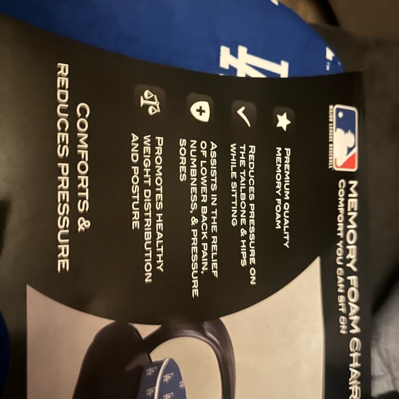 Los Angeles dodgers memory foam chair cushion! - Picture 2 of 4